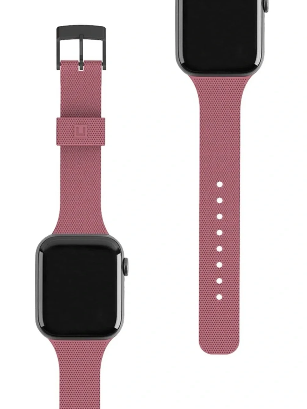 Urban Armor Gear DOT Silicone Apple Watch Band Strap 42mm/44mm Dusty Rose NIB